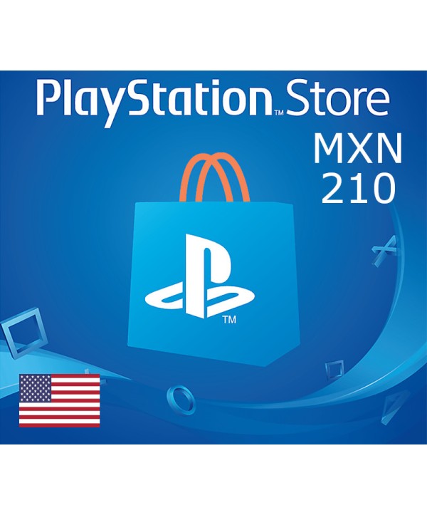 PlayStation Network Card MX$ 210 Region: MEXICO PlayStation 4 Key 